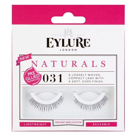 Eylure Naturals Pre Glued Lashes 031 1 Pair Wimpers Nepwimpers Wimperlijm