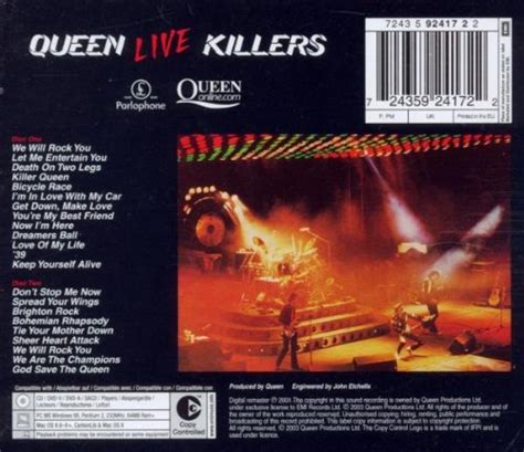 Queen Album Live Killers