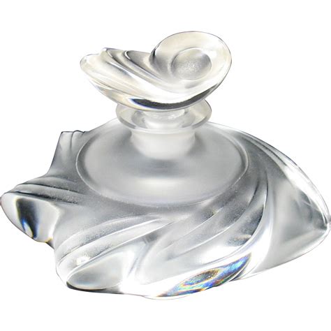 Vintage Lalique Glass Samoa Perfume Bottle From Quirkyantiques On Ruby Lane