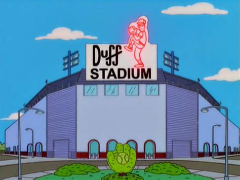 Duff Stadium The Duff The Simpsons Springfield Simpsons