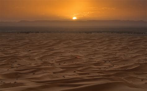 Sahara Desert Sunset Hd Nature 4k Wallpapers Images Backgrounds