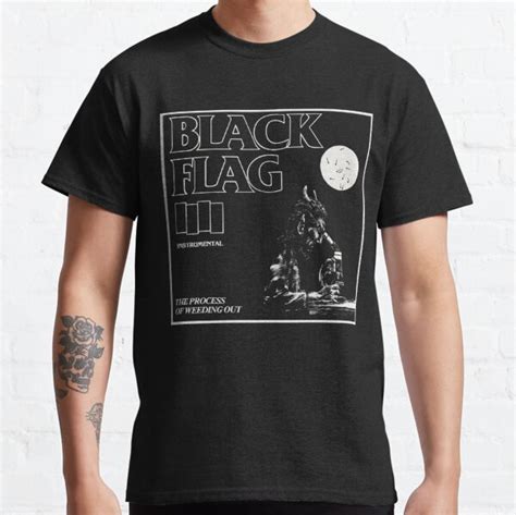 Black Flag T Shirt By Handohundoka Redbubble