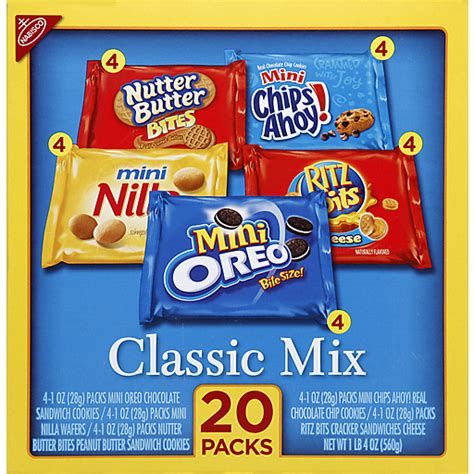 Nabisco Classic Mix Cookies And Crackers Variety Pack 20 Ct Cookies