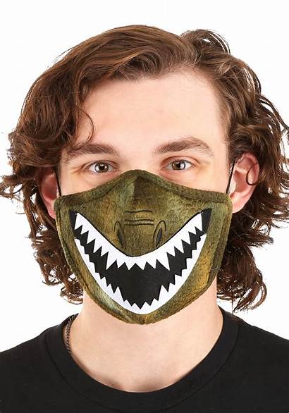Mask Adult Dinosaur Face Sublimated Fun Masks