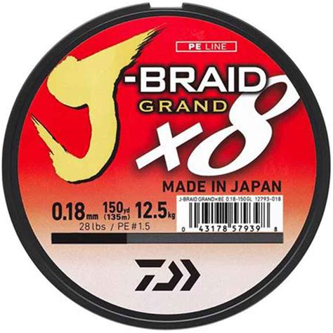 Tresse Daiwa J Braid Grand X8 Fish And Test