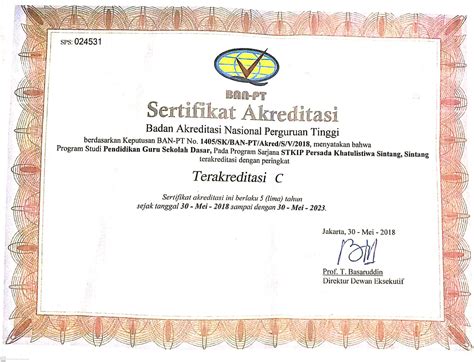 Pendidikan bahasa dan sastra indonesia. Akreditasi - Program Studi S-1 Pendidikan Guru Sekolah ...