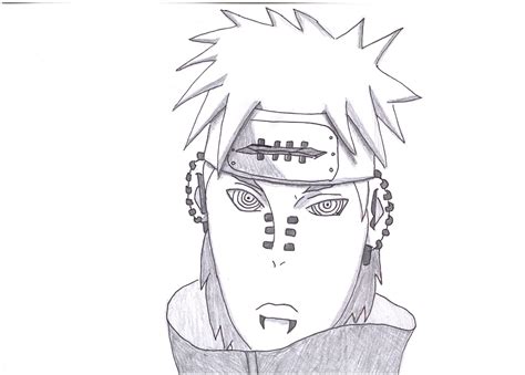 Pain Naruto Drawing