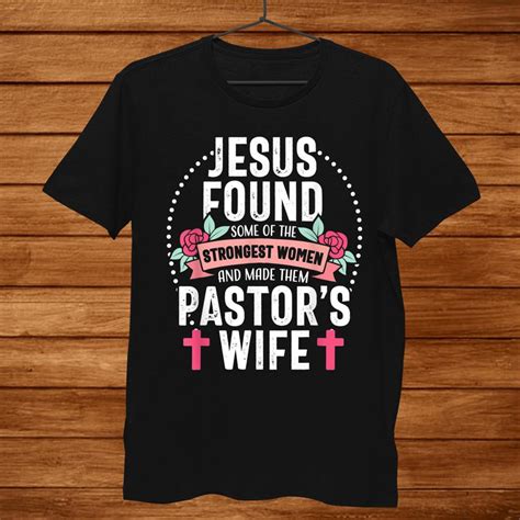 Pastor Wife Proud Jesus Christian Church Appreciation Shirt Teeuni