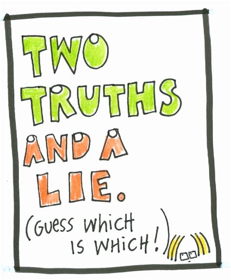 Two Truths And A Lie