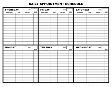 Free Salon Appointment Book Template Worldwide Salon Marketing