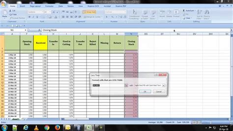 How To Display Negative Balance In Excel Sheet Youtube
