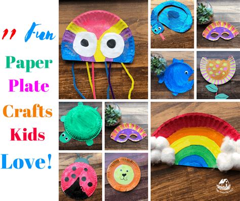 11 Easy Paper Plate Crafts For Kids The Peaceful Nest