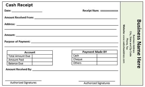 9 Free Sample Loan Installment Receipt Templates Printable Samples