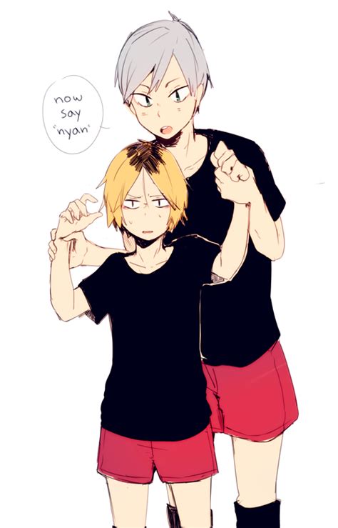 Kozume Kenma And Haiba Lev 3 Haikyuu Haikyuu Manga Haikyuu Anime