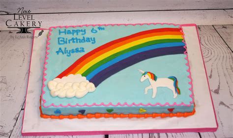 Cakes are not what they used to be, cake decoration is a big trend right now and you can find unbelievable cake creations. rainbow; unicorn; sheet cake | Sheet cake, Diy unicorn cake, Unicorn birthday cake