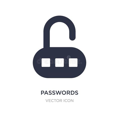 Passwords Vector Icon Isolated On Transparent Background Passwords
