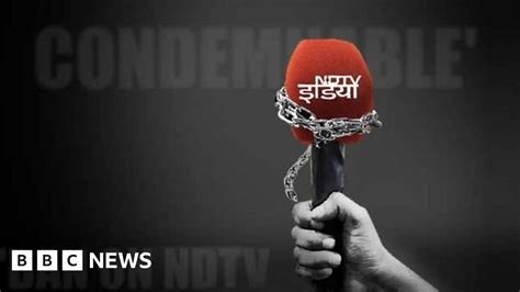 India NDTV Hour Broadcast Ban Is Suspended By Government BBC News