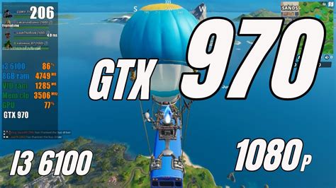 Fortnite Gtx 970 I3 6100 1080p Low To Epic Youtube