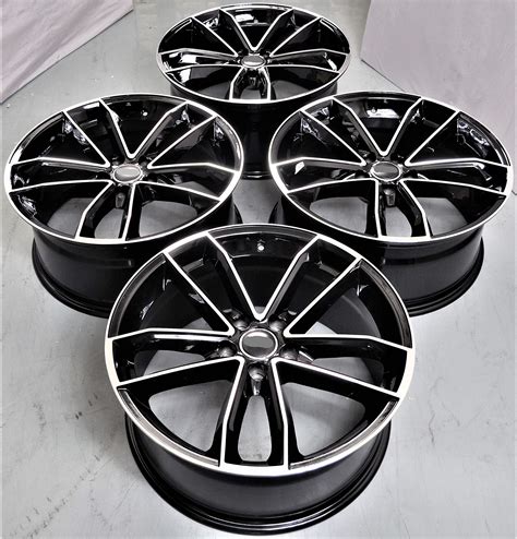 Buy 19 Inch Black Wheels Rims Full Set Of 4 Fit For Audi A3 A4 S3 S4