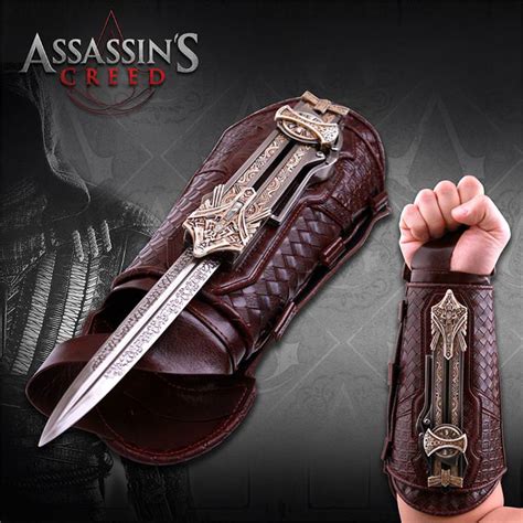 Officially Licensed Assassin S Creed Hidden Blade Of Aguilar Gauntlet