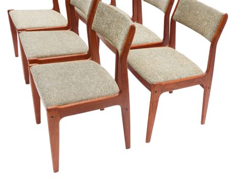 Six Scandinavian Teak Danish Dining Chairs Mary Kays Furniture