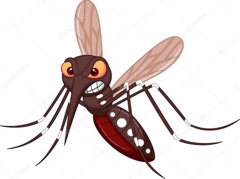Angry Mosquito Cartoon — Stock Vector © Tigatelu 35063361