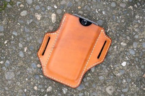 Handmade Leather Iphone Holster Case Iphone 66s7 In 2020 Iphone
