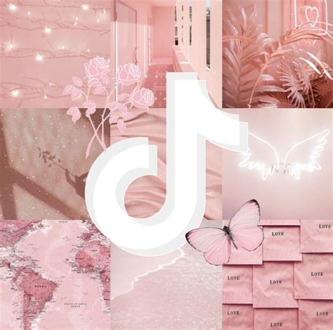 Tiktok Logo 💗 Pastel Pink Wallpaper Iphone Pastel Pink Icons Pink