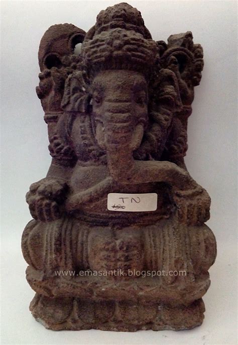 Hobby Antik Patung Ganesha Kuno Peninggalan Era Hindu Temuan