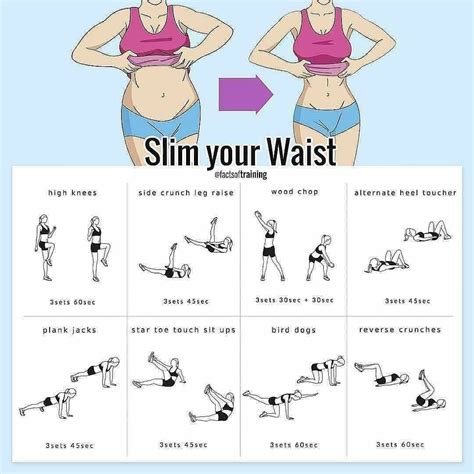 Slimming Guide On Instagram “slim Your Waist 👙 Try These Exercises 👆🏻 Like If You Found This