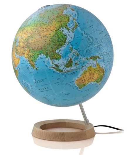 Full Circle Physical Illuminated World Globe 30cm Map World Globe Shop