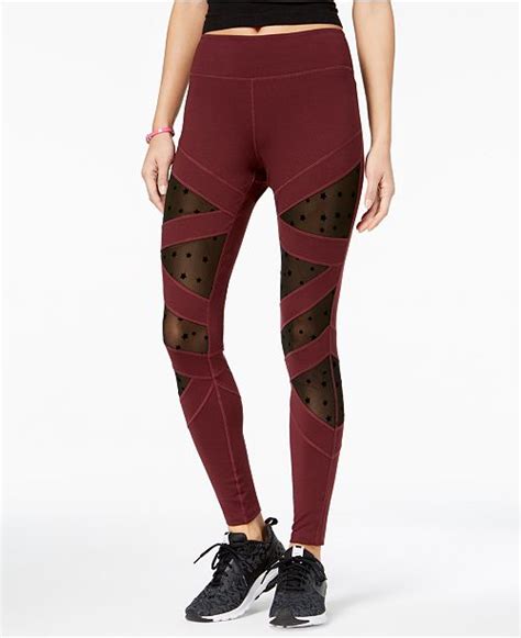 Jessica Simpson The Warm Up Mesh Inset Leggings And Reviews Leggings