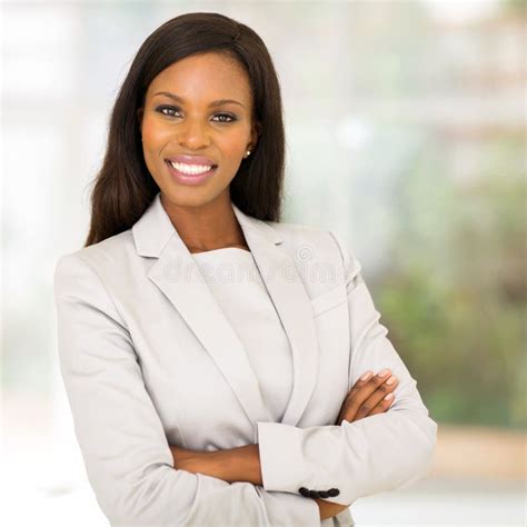 3249 African American Business Woman Arms Crossed Stock Photos Free