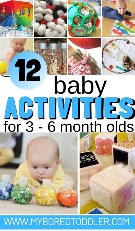 Activities For Babies 3 6 Months Old My Bored Toddler