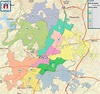 Austin city council district map - Map of Austin city council district ...