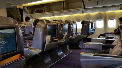Airline Review Thai Airways Business Class Boeing 777 300 With