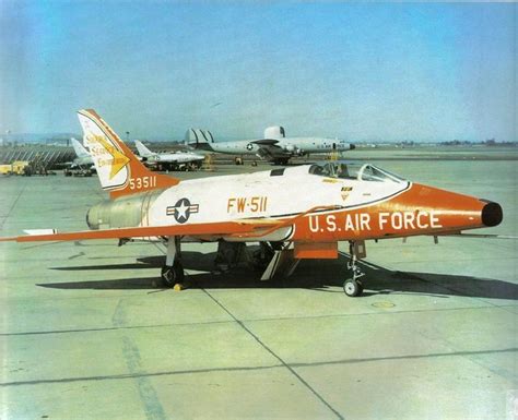 Damage to tail / vertical stabilizer occured during a wind storm from flying debris. NA F100 D supersabre | Fighter aircraft, Fighter jets ...