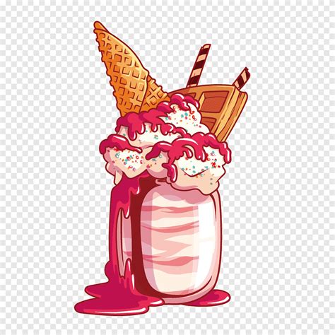 Chocolate Ice Cream Milkshake Cocktail Waffle Strawberry Ice Cream Cream Food Png Pngegg