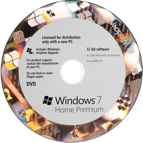 Microsoft Windows 7 Home Premium Sp1 X32 Oem Operating Systems