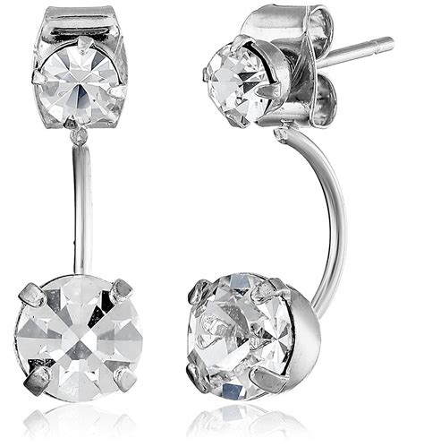Av Max Crystal Front And Back Earrings Quickly View This Special