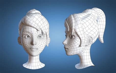 9 Inspired For Woman Head 3d Model Free Download Yfe6l Mockup