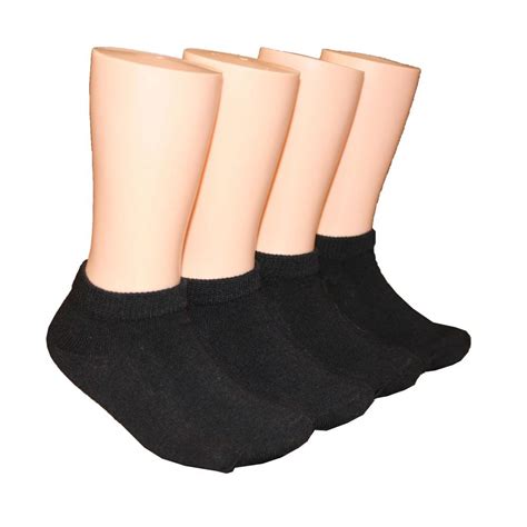 480 Units Of Girls Solid Black Low Cut Ankle Socks At