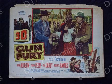 Movie Poster Gun Fury 1953 Original 11x14 Lobby Card Rock