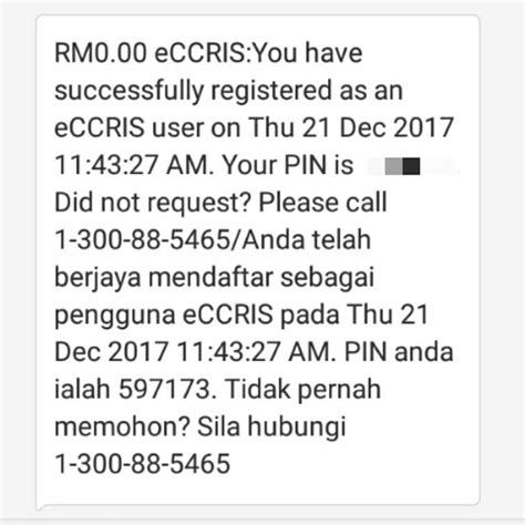 If you think this is an error you may proceed to the troubleshooting section to try to. Lepas Ikut 15 Langkah Untuk Daftar eCCRIS Ini, Boleh Semak ...