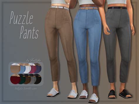 The Sims Resource Trillyke Puzzle Pants