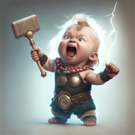 Marvel Babies Cute And Amusing Ai Generated Character Illustrations By