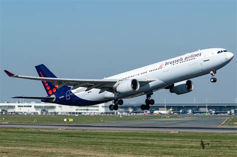 Brussels Airlines A330 300 Oo Sfw Brussel Airport Jonas Evrard