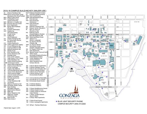Information about gonzaga university campus map. Gonzaga Campus Map 2015-16 by Gonzaga University - Issuu
