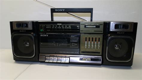 Vintage Boombox Sony CFS 1000 YouTube