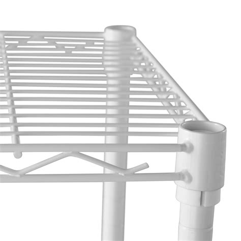 hyper tough 3 tier wire shelving unit 13 4 dx23 2 wx30 6 h white weight capacity 750 lb